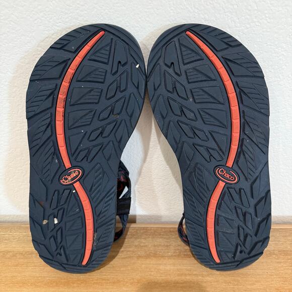 Chaco Men\'s Z2 Classic Stepped Navy Marine Geometric Adjustable Sandals Size 12